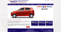 Desktop Screenshot of dewarsgarage.com